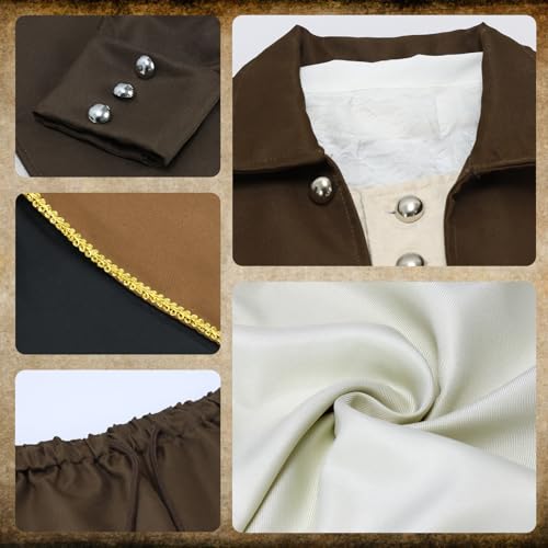 Image of Colonial Costume Boys 18th Century Traditional America Cosplay Costume Performance and Events