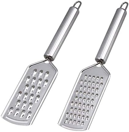 2Pcs Mini Cheese Grater With Handheld Cheese Shredder Kitchen Small Graters for Nutmeg Vegetables Fruits Chocolate Potato,Ginger and Garlic Carrot Shredder Lemon Zester