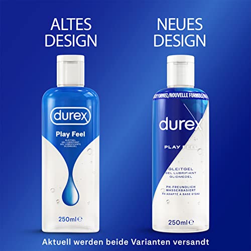 Durex Play Feel Gleitgel auf Wasserbasis, 250 ml