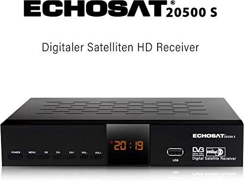 image for hd-line Echosat 20500 S Digital Satellite HD Receiver (HDTV, DVB-S/DVB