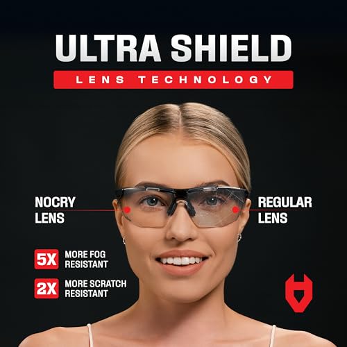 image for NoCry Anti Fog Safety Glasses for Men and Women – ANSI Z87 Rated, Sc