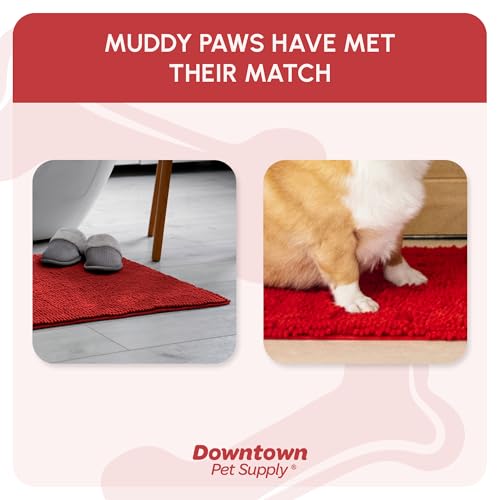 image for My Doggy Place Microfiber Dog Mat for Muddy Paws, 18