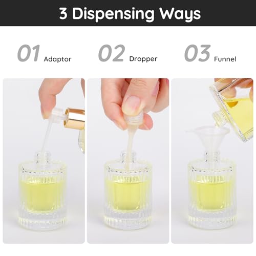 Segbeauty 1oz Glass Perfume Travel Refillable Atomizers 4pcs, Small Perfume Spray Bottle Empty, 30ml Clear Travel Cologne Sprayer with Refill Tool Kit, Sample Cologne Bottles, Fragrance Atomizer by Segbeauty - Image 3