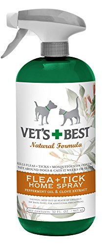 Vet's Best Natural Flea Plus Tick Home Spray, 32 Ounce