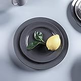 ikea teller grau arv Retro Geschirr aus hochwertiger Keramik, mit zuverlässiger Festigkeit und Haltbarkeit, schönes Aussehen, sehr gut geeignet für neue Häuser oder aktualisiertes Geschirr, Steinzeug Dinner Set