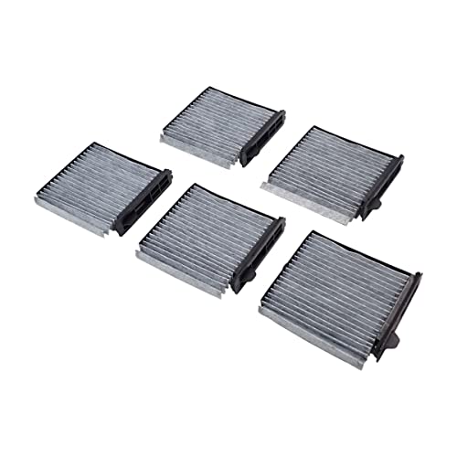ノート(E11 NE11) NV200バネット(M20 VM20) ティーダ(C11 NC11 JC11) 日産車用 エアコンフィルター 活性炭入 5枚セット AY684-NS008 AY685-NS008 AY686-NS008