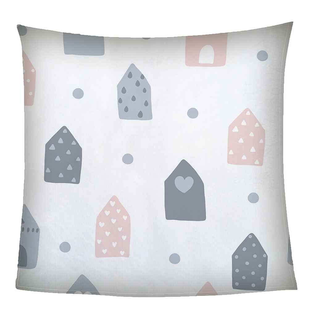 Couverture douce au toucher motif cabane animée pour un cadeau d'anniversaire original