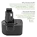Joiry 12V 3.5Ah Ni-MH Replacement Batería para Dewalt DC9071 DE9071 DW9072 DE9074...