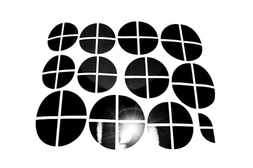 Image of Gloss Black and Gloss Red Stickers - Compatible with BMW - Overlay Vinyl Decal for All Emblems Caps Logos Roundels Badges