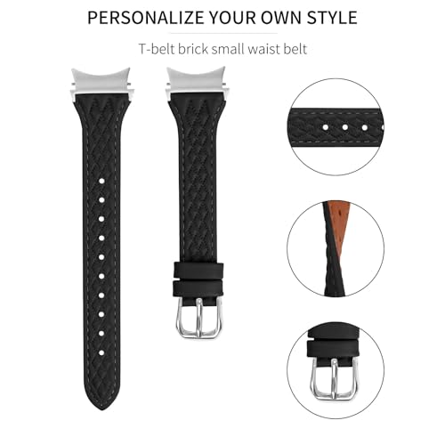 Compatible With Galaxy watch 5 40 mm 44mm Band Replacement, Watch Strap Adjustable Business Watch Replacement Band for Galaxy Watch 4 Classic 42mm 46mm/Watch 5 Pro 45mm4