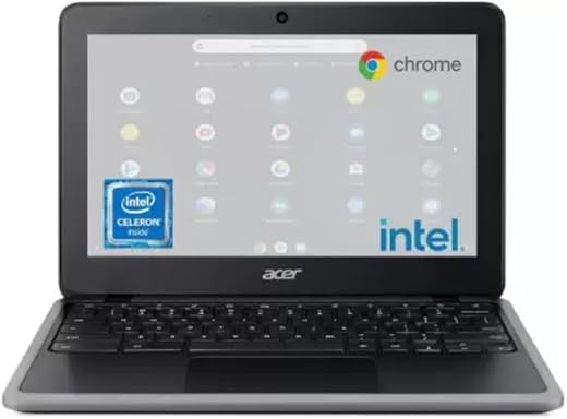 Acer Chromebook Intel Celeron Dual-Core N4500 (Chrome OS/4 GB RAM/64 GB eMMC/Intel UHD Graphics) C734 with 29.4 cm (11.6″) HD Display, Black, 1.3 KG