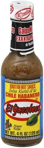 Amazon.com : El Yucateco XXXtra Hot Habanero Sauce 4 oz by El Yucateco