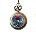 Produktbild bab Taschenuhr mit Halskette Beauty & The Beast mit Rose