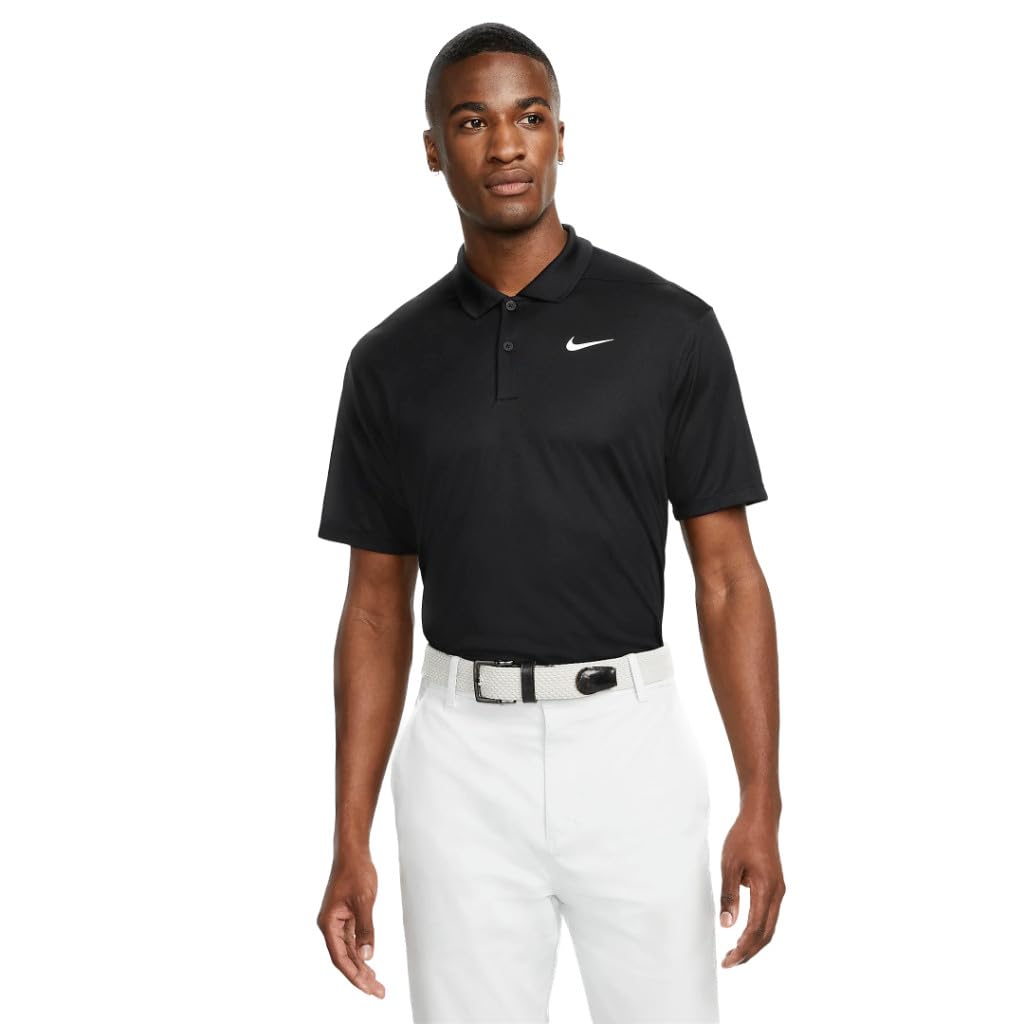 NikeMen's Dri-fit Victory Polo, Black, M Regular US
