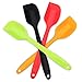 Silicone Spatula 4-piece Set, Heat-Resistant Non-stick Rubber Spatulas with Stainless Steel Core