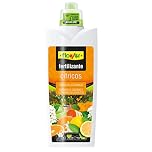 Flower - Fertilizante Líquido Cítricos 1 L | NPK 7-2-2 | Con Nitrógeno y Hierro | Abono Para Árboles Frutales | Con Tapón Dosificador | Revitaliza hojas