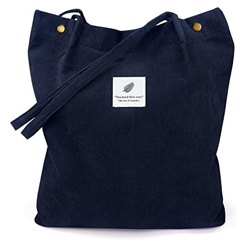 LHMTQVK Large Capacity Corduroy Tote Bag Cover
