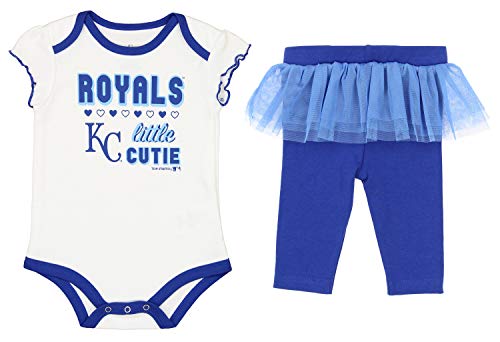 Image of Outerstuff MLB Newborn (0M-9M)/Infant (12M-24M) Little Cutie Onesie Tutu Leggings Set