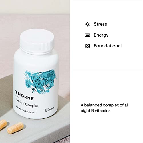image for THORNE - Basic B-Complex - Tissue-Ready Vitamin B Complex Supplement w