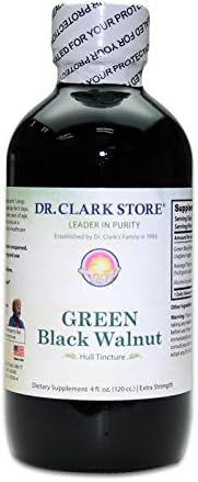 Original Green Black Walnut Hull Tincture (Extra Strength) by Dr. Hulda Clark, 4 oz
