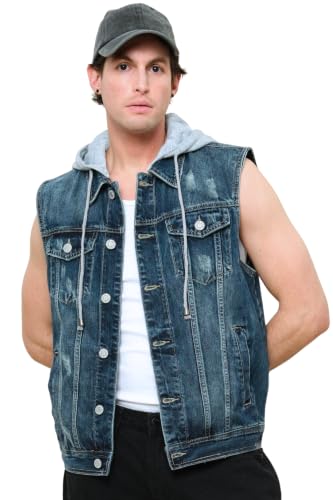 Image of VICTORIOUS Rocker Denim Jean Vest Jacket