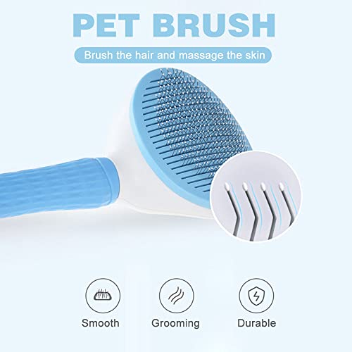 Henniu Escova para animais de estimação, gato, cão, ferramenta de higiene, escova de cabelo, pente p