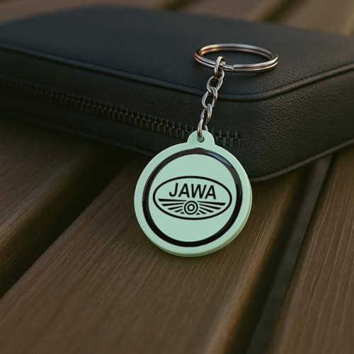Image of Mi Glow Store Glow in Dark Keychain for Bike Men | Gift for Man | Bike Accessories | Charges in Light Glows in Dark | Key chain for Bike