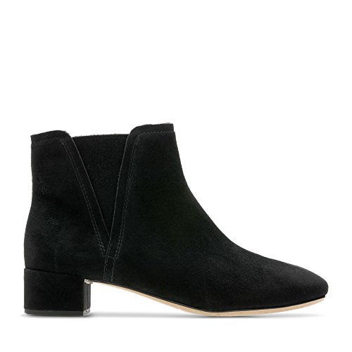 Image of Clarks Women's Orabella Ruby Ankle boots, Black (Black Sde), 7 UK