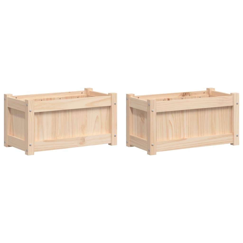 Jardinière de balcon surélevée AUVYI bac à fleurs résistant extérieur 60cm