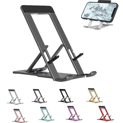 Presencte Fashion Folding Bracket Cell Phone, Portable Folding Bracket, Aluminum Desk Phone...
