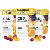 CBDグミ 65mg/粒 CannaTech CBDグミ 果汁100% 10粒×3袋 高濃度 国内製造 着色料不使用 ブロードスペクトラムCBD てんさい糖 チャイルドロック image