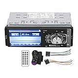 Torvex Auto-MP5-Player, Bluetooth-Stereoradio, 4,1-Zoll-HD-Bildschirm MP3-MP4-Player mit FM, Kartensteckplatz, Ladegerät, Rückfahranzeige