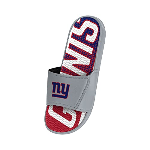 FOCO New York Giants NFL Mens Gradient Wordmark Gel Slide - XL3