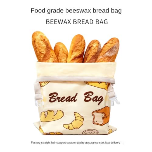 Bolsa de pan reutilizable ideal para organizar la cocina y cafetería 8