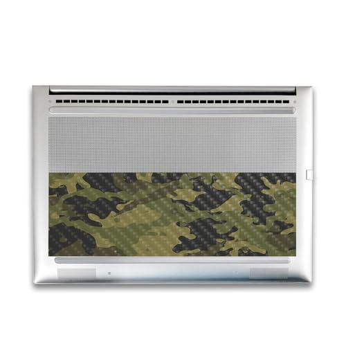 Image of Carbon Fiber Gaming Skin Compatible with HP Envy x360 16 inch (2023) - Green Camouflage - Premium 3M Vinyl Protective Wrap Decal Cover - Easy to Apply | Crafted in The USA by MightySkins