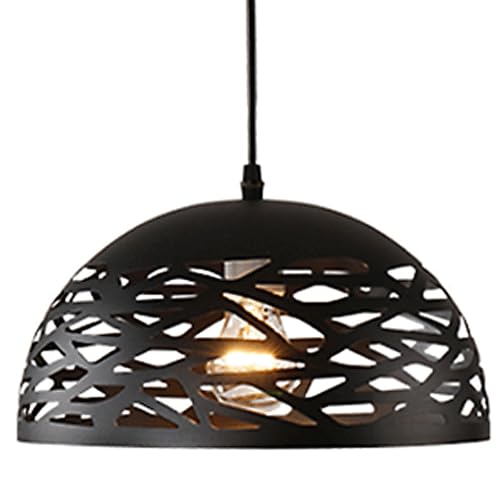 Lustre style industriel E27 en métal creux et finitions soignées