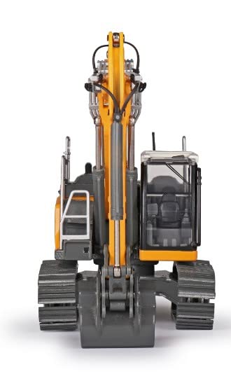 LIEBHERR - Raupenschaufel R922 mit zweiteiligem Pfeil - Maßstab 1:50, Gelb, Kohlenstoffstahl, Tracked, Schaufel