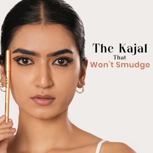 Image of INSIGHT Studio Kajal - Black 1.5 g | Waterproof & SmudgeProof | Long-Lasting | Jet Black Eye Pencil for Precision Lines & Smoky Eye Makeup