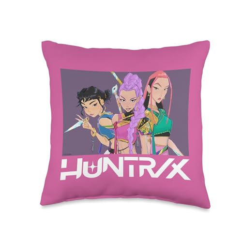 Kpop Demon Hunters HUNTR/X Officially Licensed Throw Pillow