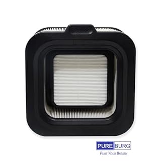 PUREBURG Replacement Filter Kit Compatible with Mila Air Purifier, H13 HEPA (with 2 filter Sock) Activated Carbon For Air Clean Dust VOCs Odor