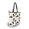 Women Tote Bag Lightweight Cloth Handbag with Zipper Large Capacity Reusable Shoulder Bag for Work Travel Shopping.YT75 #5