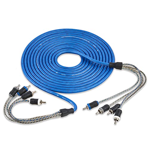 Nvx Xkit44 Full Spec 4 Gauge 100% (Ofc) Oxygen Free Copper Complete 4-Channel Amplifier Wiring Kit With Rca For Amplifiers Up To 1500 Watts #TOP6