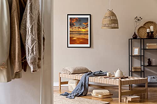 Affiche decorative plage australienne 50x70 cadre Tulup - 3