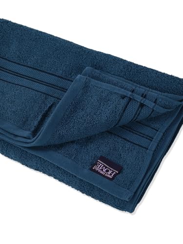 Image of Monte Carlo Essential 100% Cotton Bath Towel | 400 GSM Lightweight & Quick Dry | Soft Absorbent Large Towel 75x150 cm | Skin Friendly Daily Use Bathroom Towel for Men & Women (Jasper) | Real Teal