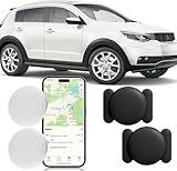 GPS Tracker for Vehicles,2PCS Mini Hidden Car Tracker with Magnetic Case,Tracker Device for Vehicles No Monthly Fee - Works with Apple Find My (iOS Only),for Finding Wallet,Key,Phone,Car,Etc (2PCS)