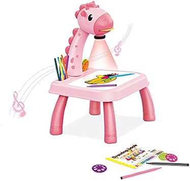 Cartoon Image Childrens Enlightenment Early Education led Projection Drawing Table