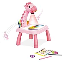 Cartoon Image Childrens Enlightenment Early Education led Projection Drawing Table