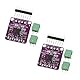 Heevhas MAX31865 Platinbeständigkeit RTD Temperatur Thermoelement Sensor Verstärker Modul Temperatursensor Detektormodul Temperaturerfassung RTD/PT100-PT1000 (2 Stück)