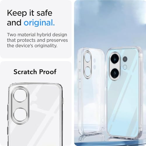 Image of Jkobi Back Case Cover for Vivo X200 FE (Silicone Clear Shockproof Case with Camera Protection and Dust Plugs | Transparent)