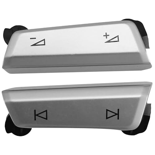 WDGBUIT Chrome Multifunctional Steering Wheel Button Key Volume Button for VW Golf 8 MK8 Passat B8 PA T ROC 30D959442J